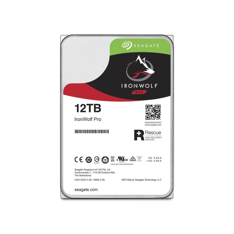 Seagate IronWolf Pro ST12000NE0008  12TB 3.5" 7200 RPM Internal Hard Drive 