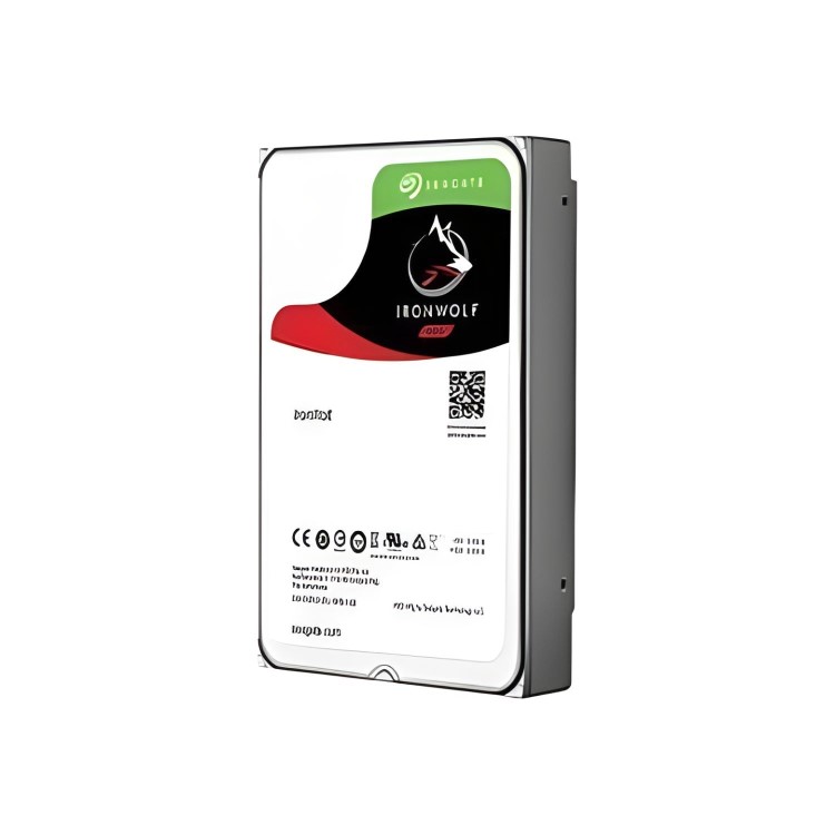 Seagate IronWolf ST12000VN0008 - Hard drive - 12 TB - internal - 3.5" - SATA 6Gb/s - 7200 rpm - buffer_ 256 MB