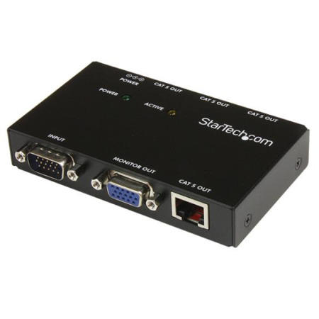 StarTech.com 4 Port VGA Over CAT5 Video Extender - 450ft 150m