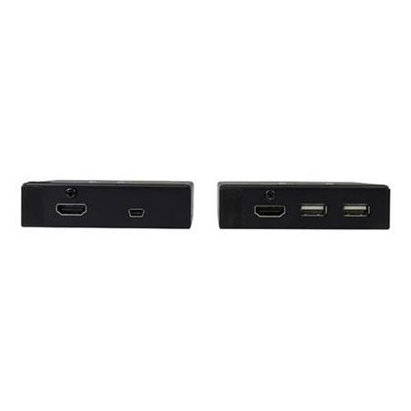Startech HDMI over CAT6 Extender with 4-port USB Hub - 165 ft 50m - 1080p
