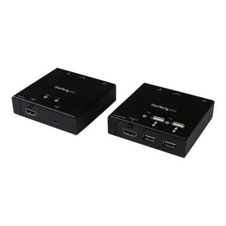 Startech HDMI over CAT6 Extender with 4-port USB Hub - 165 ft 50m - 1080p