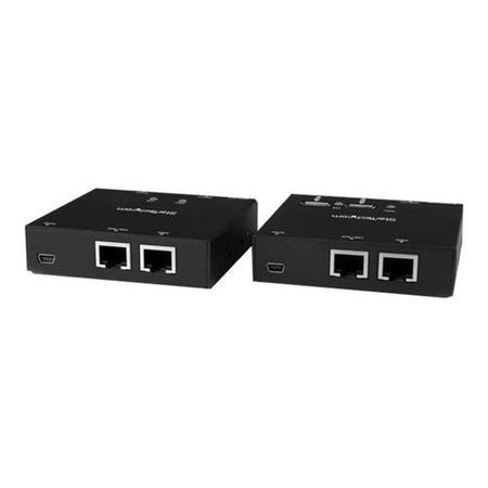 Startech HDMI over CAT6 Extender with 4-port USB Hub - 165 ft 50m - 1080p