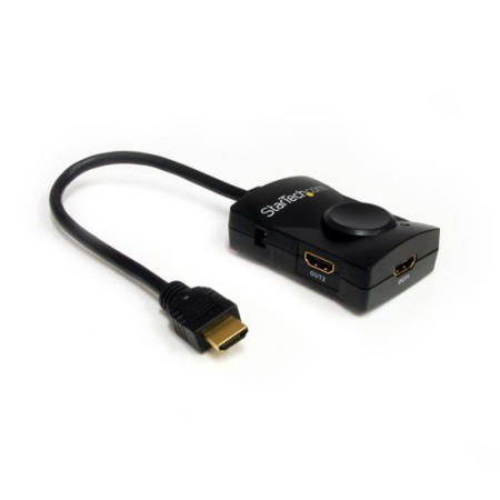 StarTech.com 2 Port HDMI&reg; Video Splitter with Audio - USB Powered