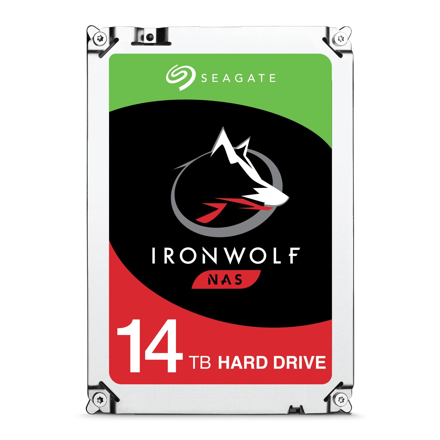 Seagate IronWolf ST14000VN0008 - Hard drive - 14 TB - internal - 3.5 ...
