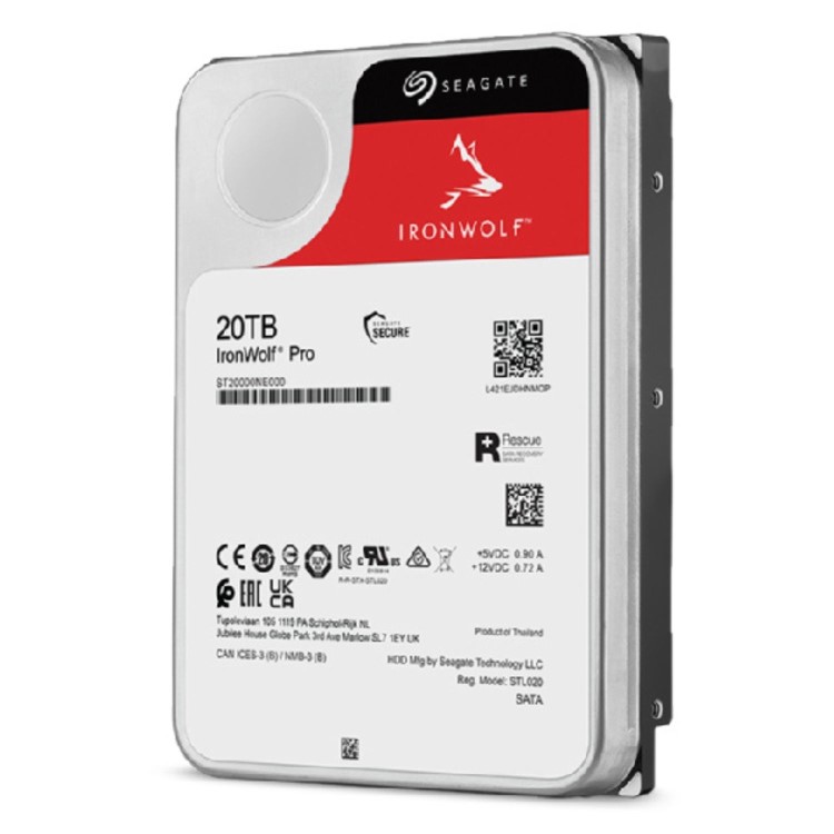 Seagate IronWolf 20TB 3.5 Inch Internal Hard Drive