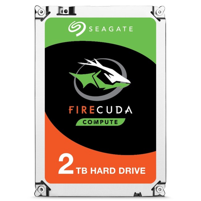 GRADE A1 - Seagate FireCuda 2TB Desktop 3.5" Hybrid Hard Drive SSHD