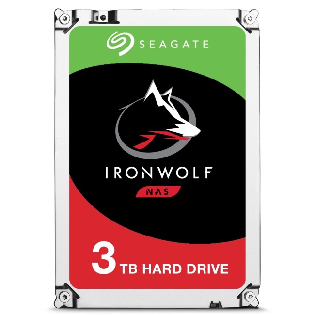 GRADE A1 - Seagate IronWolf 3TB NAS 3.5" Hard Drive