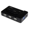 StarTech.com 6 Port USB 3.0 / USB 2.0 Combo Hub with 2A Charging Port – 2x USB 3.0 &amp; 4x USB 2.0