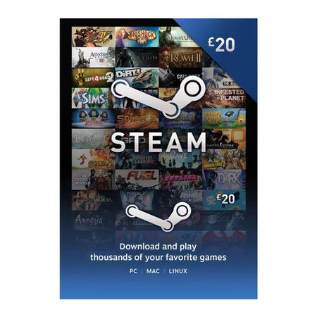 Steam Wallet Top-Up £20