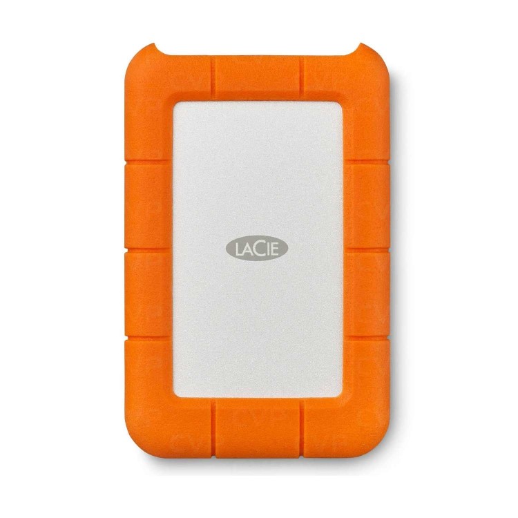 LaCie Rugged 5TB USB 3.1 Type-C External Hard Drive - Orange