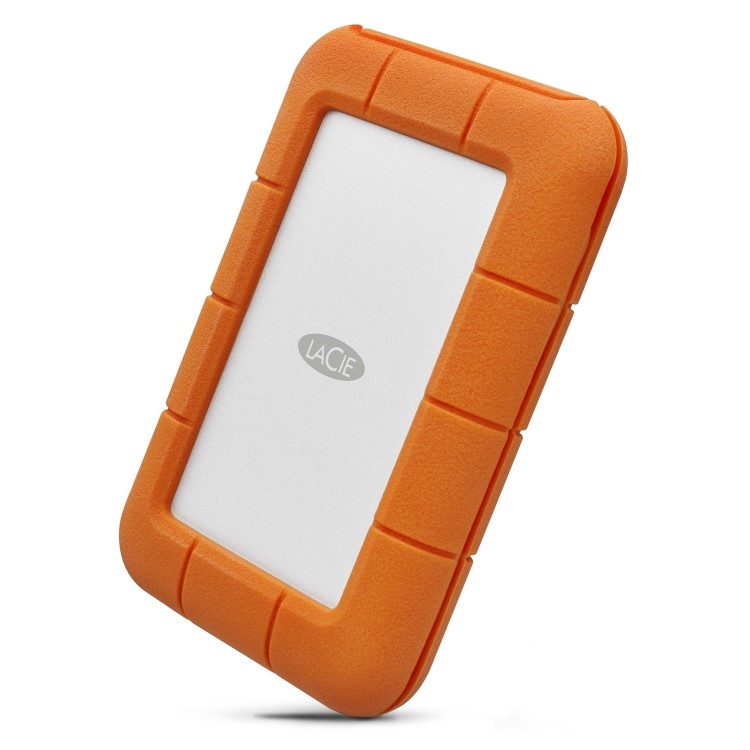LaCie Rugged 5TB USB 3.1 Type-C External Hard Drive - Orange