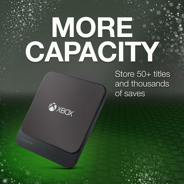 Seagate Internal 1TB Game Drive USB-3 SSD - Black