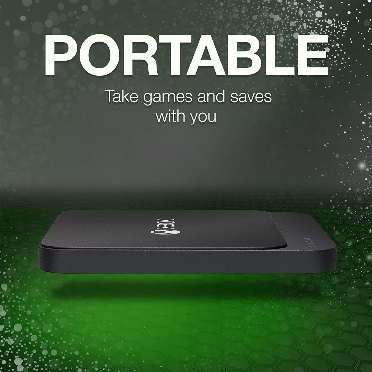 Seagate Internal 1TB Game Drive USB-3 SSD - Black
