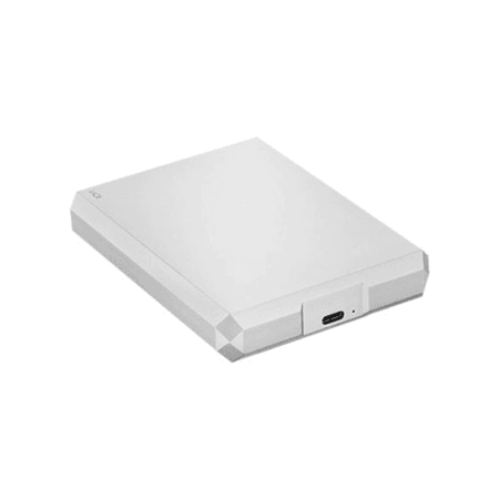 LaCie 4TB Mobile Drive USB-C portable moon silver