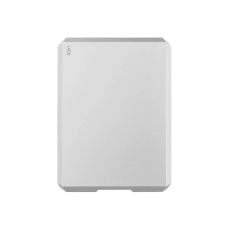 LaCie 4TB Mobile Drive USB-C portable moon silver