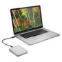 LaCie 5TB Mobile Drive USB-C portable moon silver