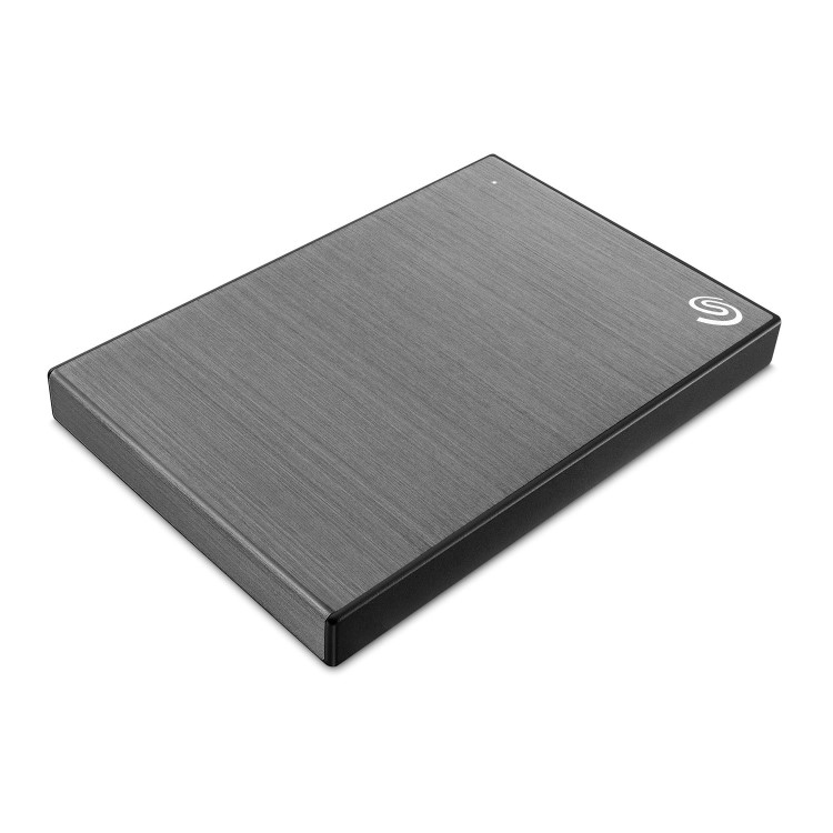 Seagate External 2TB Backup Plus Slim USB-3 Hard Drive - pink