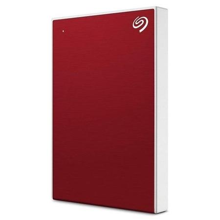 Seagate External 4TB Plus Portable USB-3 Hard Drive - Red
