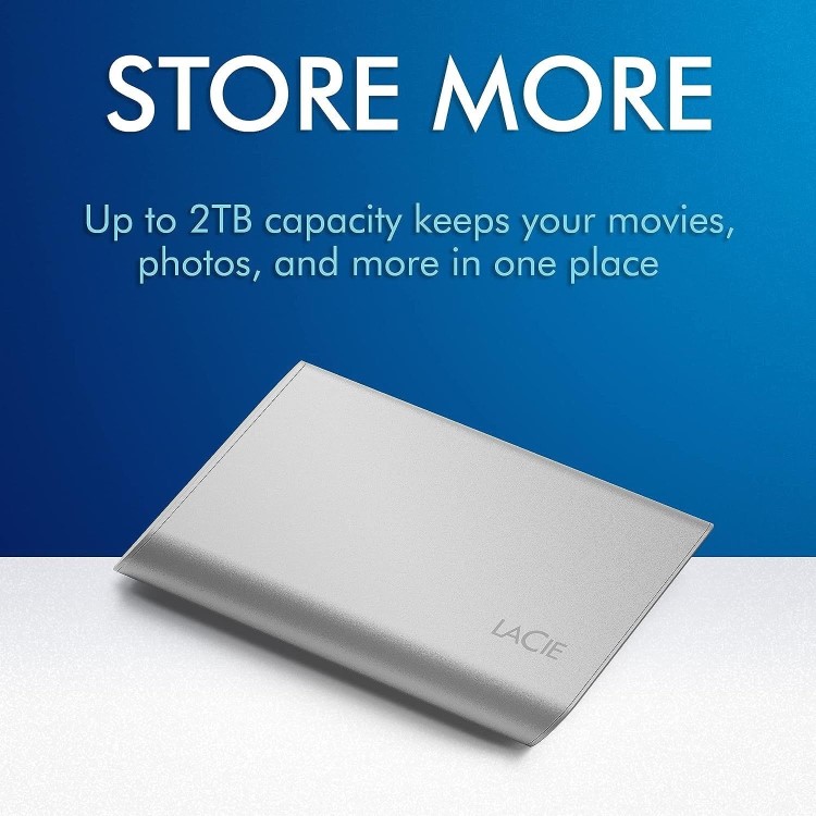 LaCie 1TB USB-C External Portable SSD