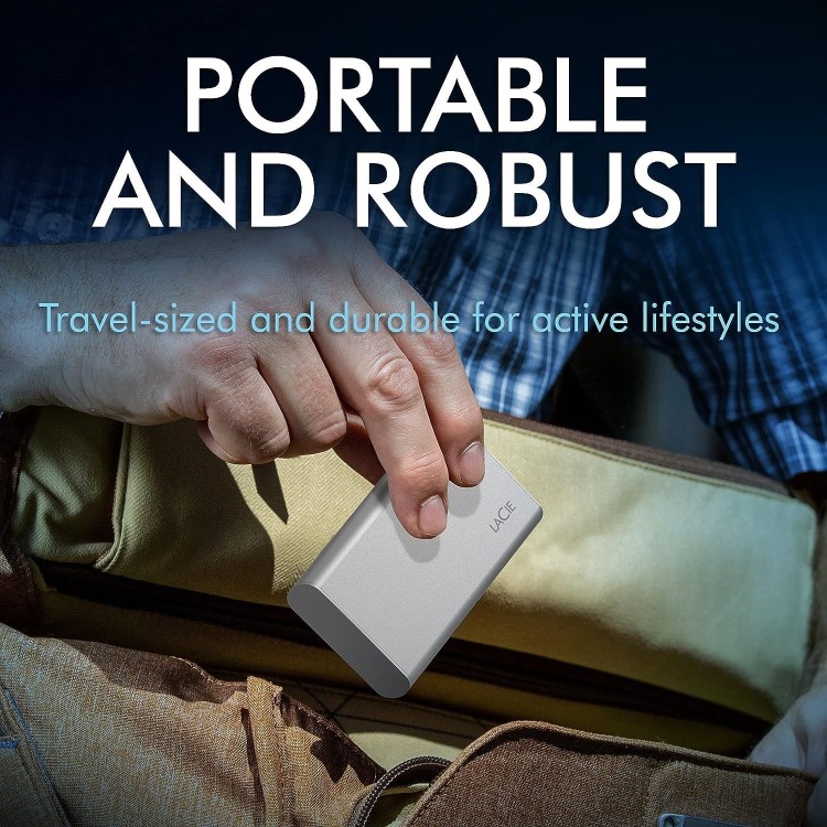 LaCie 1TB USB-C External Portable SSD