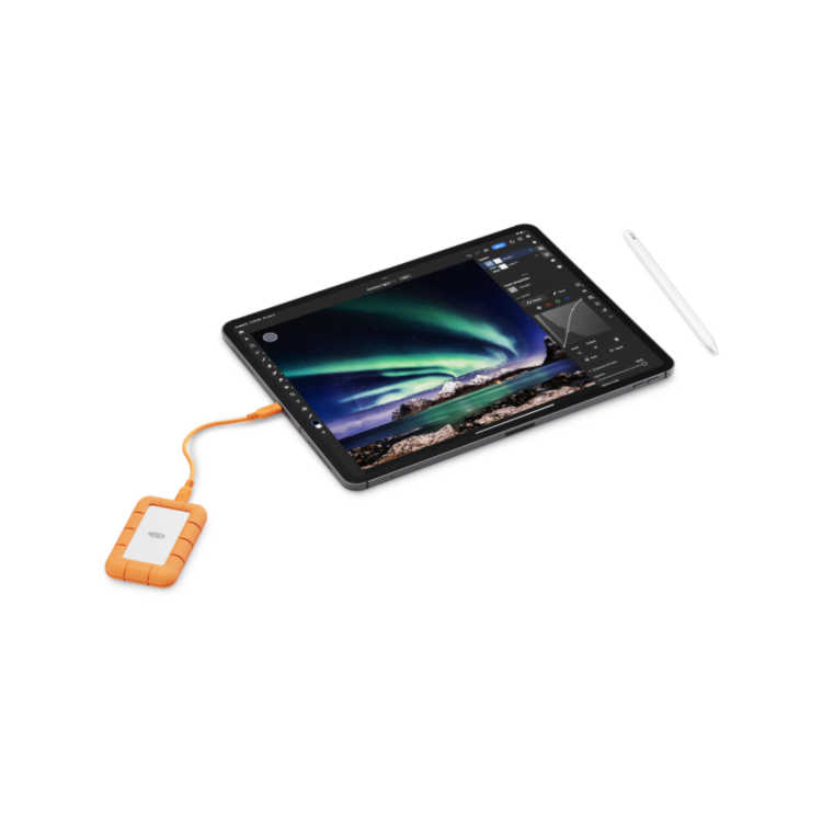 Seagate LaCie Rugged Mini SSD 2TB USB-C 3.2 Gen 2 External SSD