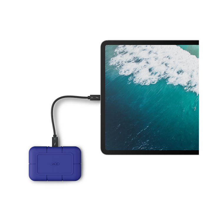 Lacie 2TB External SSD Blue