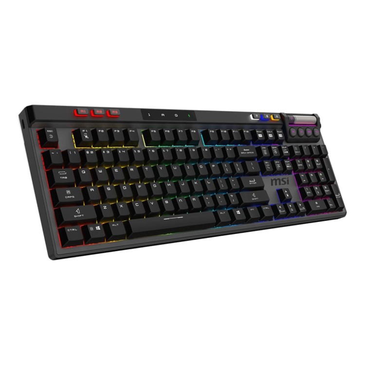 MSI STRIKE PRO WIRELESS UK Keyboards Yes Wireless Yes Gaming Keyboard Black
