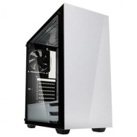 Kolink Stronghold Midi Tower Gaming Case - White Tempered Glass Side Window