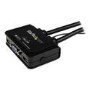 Startech 2 Port USB VGA Cable KVM Switch - USB Powered with Remote Switch - KVM with VGA - Dual Port VGA KVM Switch