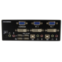 2 Port DVI VGA Dual Display USB KVM Switch with Audio