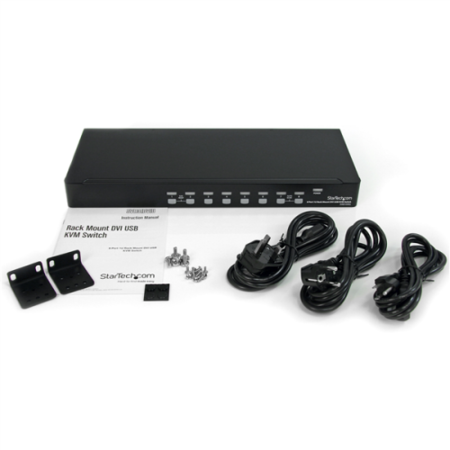 8 Port DVI USB KVM Switch