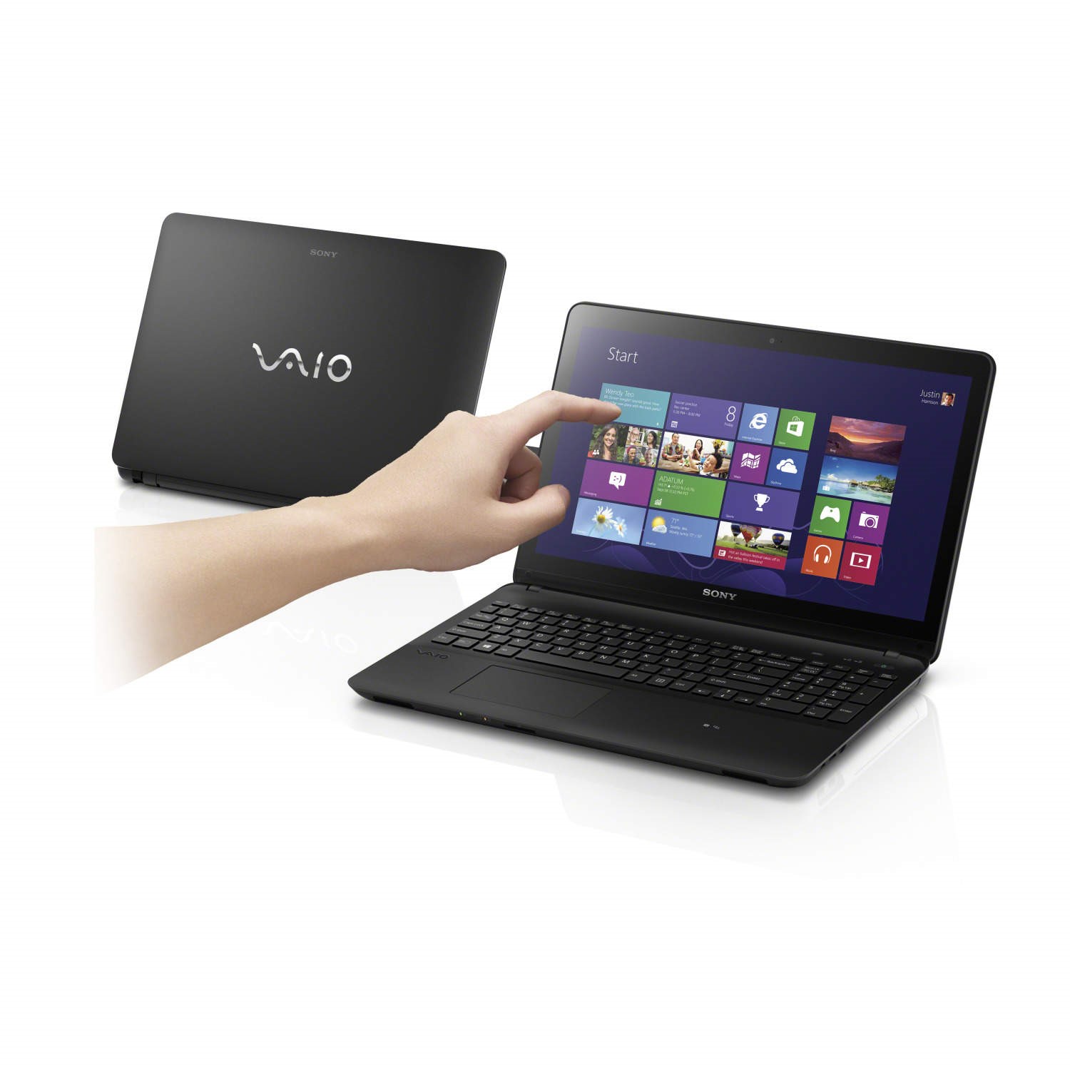ノートPC SONY - SONY VAIO Fit 15E SVF1521A1J Windows11UP Sony VAIO Fit E 15 4GB 500GB 15.5 inch Touchscreen Windows 8