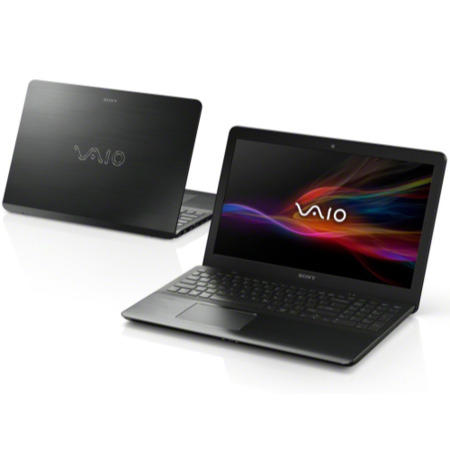 GRADE A1 - As new but box opened - Sony VAIO Fit 15E Core i5 4GB 750GB Windows 8 Pro Laptop in Black 