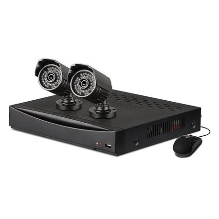 GRADE A1 - Swann SWA-4D1C12 4 Channel 960H Digital Video Recorder with 2 x PRO-735 720TVL Cameras & 500GB Hard Drive