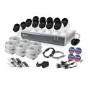 Swann CCTV System - 16 Channel 1080p HD DVR with 12 x 1080p HD Motion & Heat Sensing Cameras & 2TB HDD - works with Google Assistant