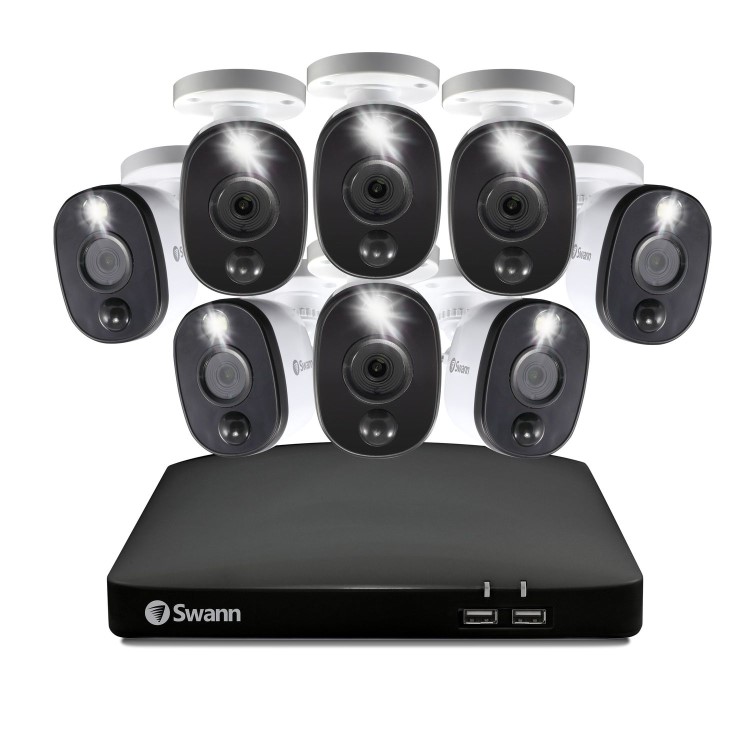 Swann 8 Camera 1080p HD DVR CCTV System with 2TB HDD