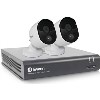 GRADE A1 - Swann CCTV System - 4 Channel 1080p DVR with 2 x 1080p Thermal Sensing Cameras &amp; 1TB HDD - works with Google Assistant