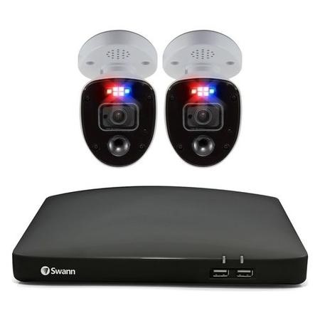 Swann SWDVK-456802RL 2-Camera 4-Channel 4K Ultra HD DVR with 1TB HDD ...
