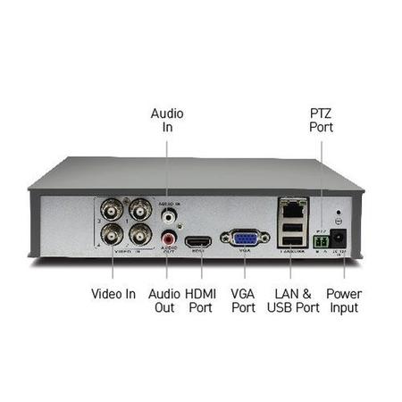 Swann DVR4-1580 4 Channel HD 720p Digital Video Recorder with 2 x PRO-T835 720p Cameras & 500GB Hard Drive