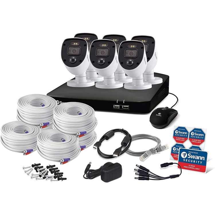 Swann 6 Camera 1080p HD DVR CCTV System with 1TB HDD