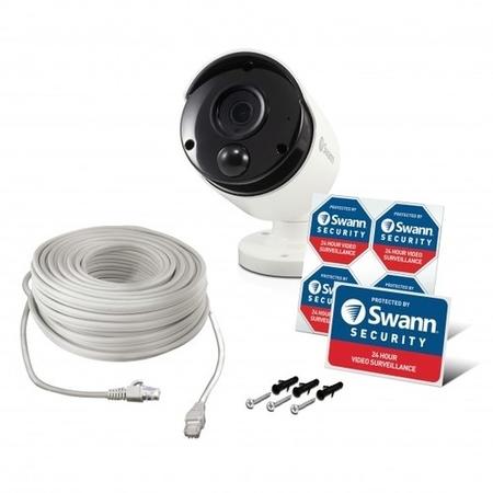 GRADE A2 - Swann 4K Ultra HD PIR Thermal Sensing IP Bullet Camera - 1 Pack