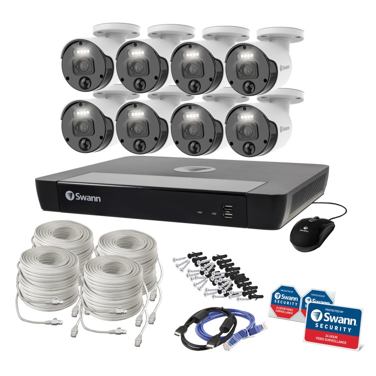 Swann 8 Camera 4K Ultra HD NVR CCTV System with 2TB HDD