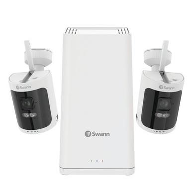 Swann AllSecure650 2 Camera 2K Quad HD Wi-Fi NVR CCTV System with 1TB HDD