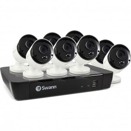 GRADE A1 - Swann CCTV System - 8 Channel 5MP NVR with 8 x 5MP Thermal Sensing Cameras & 2TB HDD