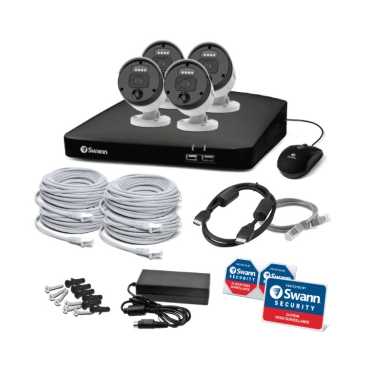 Swann 8 Camera 4K Ultra HD NVR CCTV System - 2TB HDD