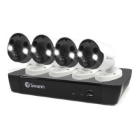 Swann CCTV System - 8 Channel 4K Ultra HD NVR with 4 x 4K Thermal Sensing Spotlight Cameras & 2TB HDD Swann CCTV System - 8 Channel 4K Ultra HD NVR with 4 x 4K Thermal Sensing Spotlight Cameras & 2TB HDD
