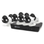 Swann CCTV System - 8 Channel 4K Ultra HD NVR with 8 x 4K Thermal Sensing Spotlight Cameras & 2TB HDD