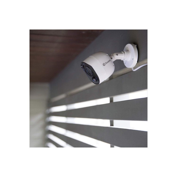 Swann 1080p Heat Sensing White Analogue Bullet Camera - 2 Pack