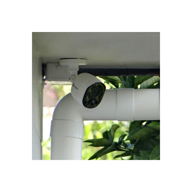 Swann 1080p Heat Sensing White Analogue Bullet Camera - 2 Pack