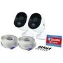 Swann 1080p Heat Sensing White Analogue Bullet Camera - 2 Pack